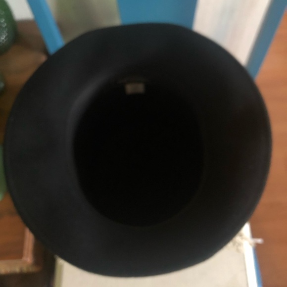 Vintage Black Wool Top Hat - Picture 12 of 13